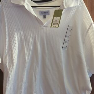 Goodfellow & Co Men's Classic White Polo Shirt